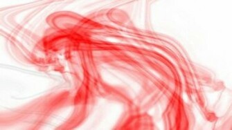Red Smoke Wallpaper On White Background Only And