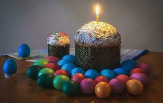 Wallpaper Eggs Easter Cakes Image For Desktop Section