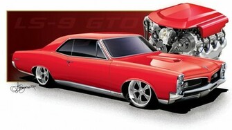 Red Ls9 Pontiac Gto Wallpaper