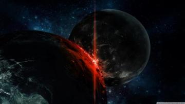 Planetary Collision Ultra HD Desktop Background Wallpaper For 4k