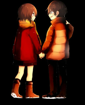Erased Kayo And Satoru Render By Le Ryuuji