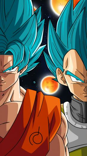 Ssb Goku And Vegeta Phone Wallpaper By Rayzorblade189