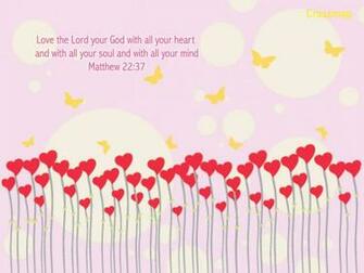 With All Your Heart Christian Illustrations Crossmap