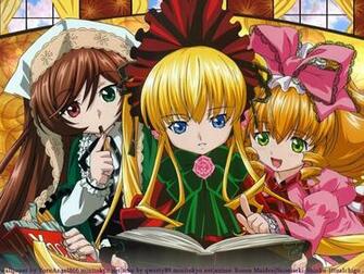 Shinku Reading A Story Rozen Maiden Wallpaper