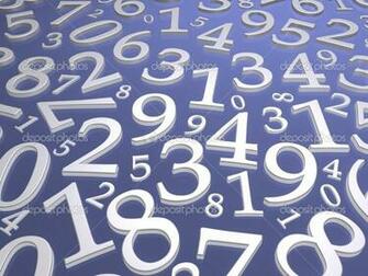 3d Numbers Wallpaper HD