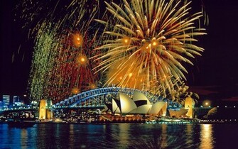 Fireworks At The Sydney Opera House Wallpaper