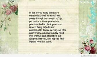 Happy 10rd Marriage Anniversary Quotes Wallpaper HD