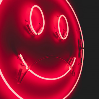 Neon Red Aesthetic Wallpaper