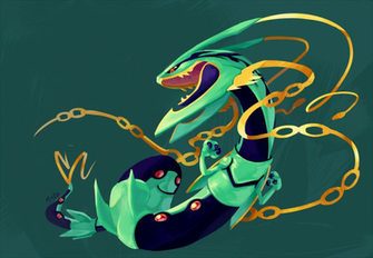 Mega Rayquaza By Malkshake Sreido Deviantart