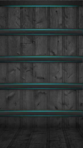 Wood Shelf HD iPhone Wallpaper