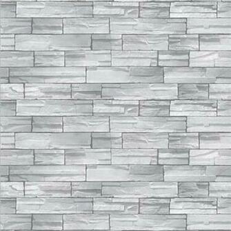 Home Self Adhesive Wallpaper Brick Gray Stone