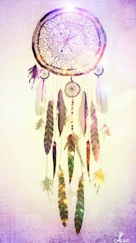 American Hippie Art Dreamcatcher Wallpaper