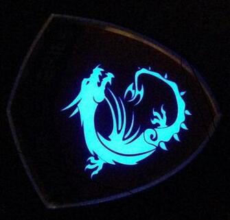 Msi Dragon Logo Fire Flame Breath HD 1080p Wallpaper