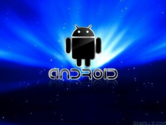 Android Wallpaper Blue