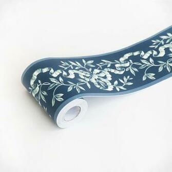 Ribbon Vines Self Adhesive Wallpaper Borders Home Decor Sample
