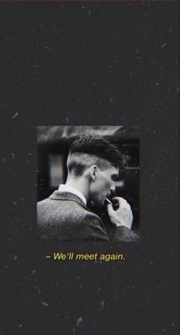 Ahmad Safwan On Lockscreen In Peaky Blinders
