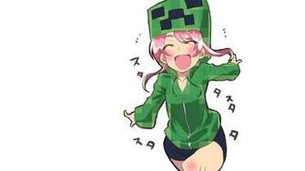 Minecraft Creeper Anime