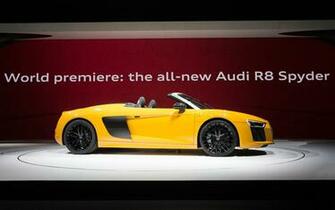 Audi R8 Spyder V10 New York Debut