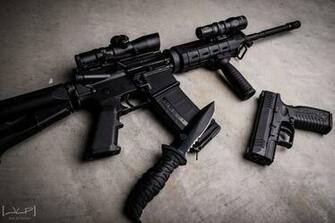 Guns Assault Rifles Ar Nilitary Police F Wallpaper Background