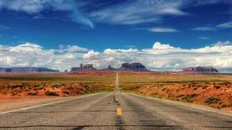 Mountains Desert Utah Monument Valley Skies State Wallpaper