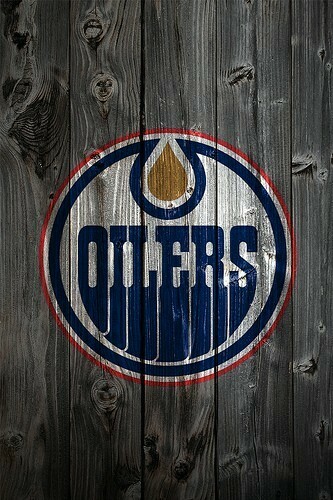 Edmonton Oilers Wallpaper Wood iPhone