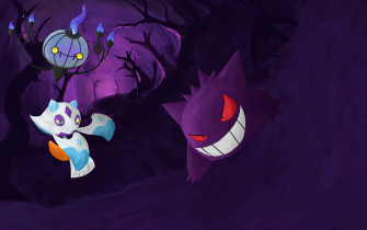Throw On Your Scariest Cloak For Pokemon Halloween Wallpaper