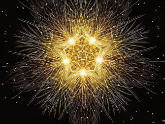 Gold Star HD Wallpaper