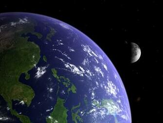 Earth Moon V2 Wallpaper Stock Photos