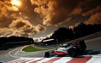 Lewis Hamilton With Car HD Desktop Wallpaper