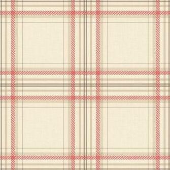 Home Red Linen Check Tartan K2 Holden Wallpaper
