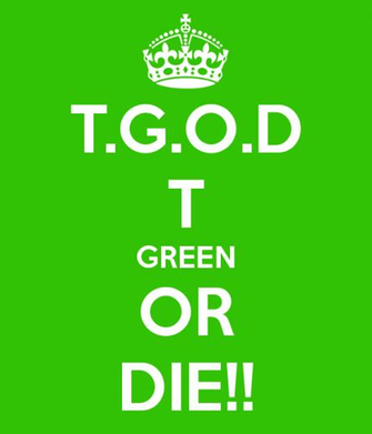 Green Or Die Keep Calm And Carry On Image Generator