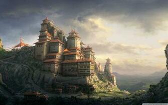 Mountain Top Fortress 4k HD Desktop Wallpaper For Ultra