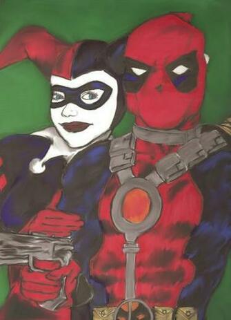 Harley Quinn Deadpool By Ch1ziggy