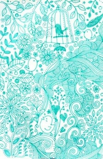 Pretty Blue Background iPhone Wallpaper