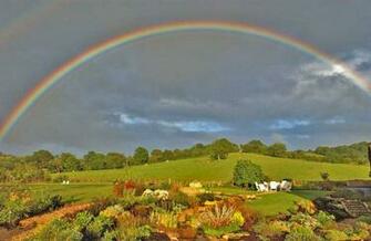 Wallpaper Desktop Rainbow Farmland Mick Y Jpg