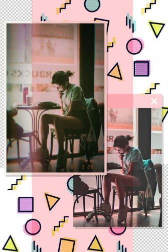 90s Style Photo Album Wallpaper