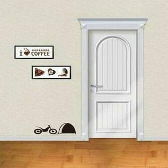 3d Mouse Hole With Motorbike Vinyl Wall Art Mural Sticker Home