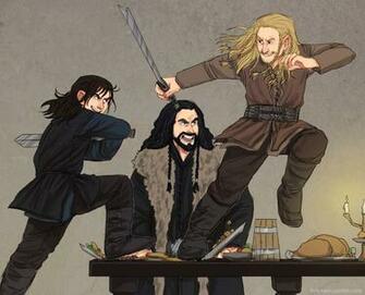 The Hobbit Image Kili And Fili Fight HD Wallpaper Background