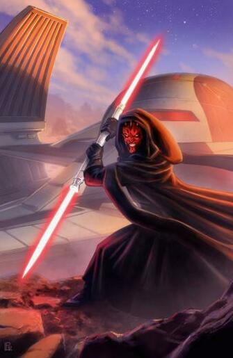Star Wars Tribute With Darth Maul D By Pierreloyvet