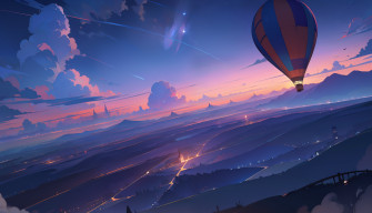 Anime Landscape HD Wallpaper And Background