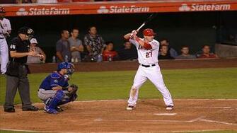 Mike Trout Hitting For