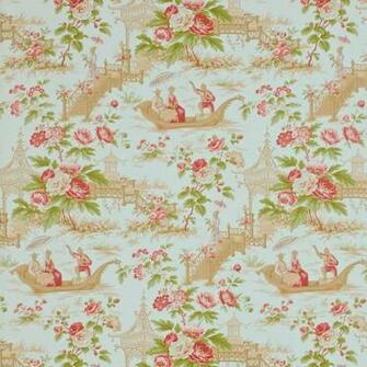 Sanderson The Toile Collection Pavilions Parasols Degtpp104