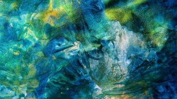 Texture Green Beautiful Modern Art Wallpaper HD Image Picture