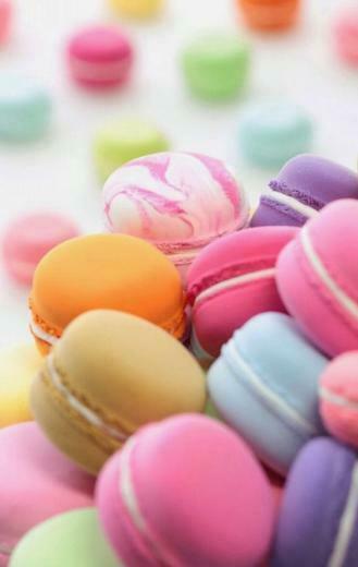 Colorful Macaroons Wallpaper Sf