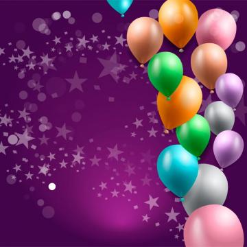 BirtHDay Celebration Background Balloon Wallpaper