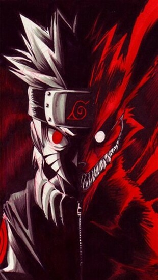 Naruto Nine Tailed Fox Narutobase Standing Anime Wallpaper Html