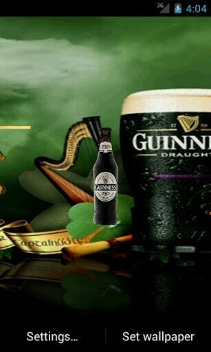 Bigger Guinness Live Wallpaper For Android Screenshot