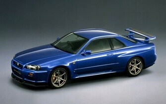 R34 Nissan Skyline Gtr Widescreen Wallpaper Desktop