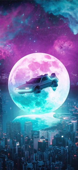 Back To The Future Delorean Poster 5k Backtothefuture Movies 4k