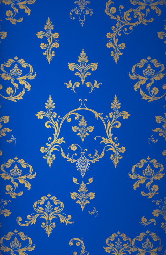 Royal Blue And Gold Wallpaper